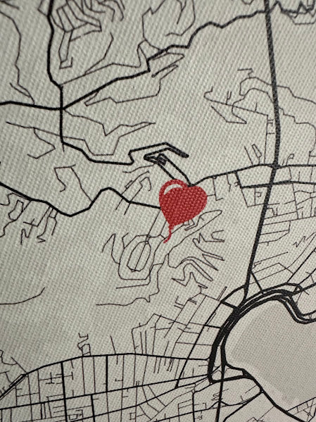Mapa Personalizado em Tela Canvas