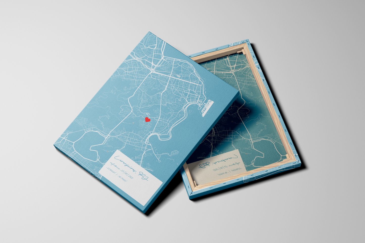 Mapa Personalizado em Tela Canvas