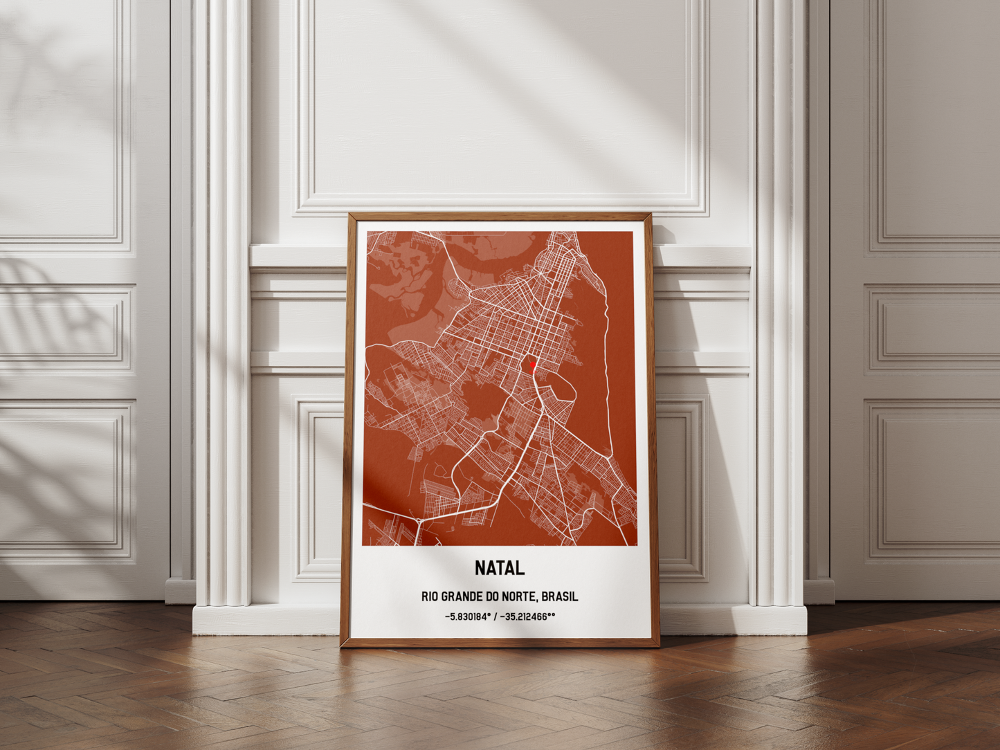 Quadro de Mapa Personalizado