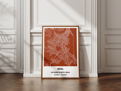 Quadro de Mapa Personalizado