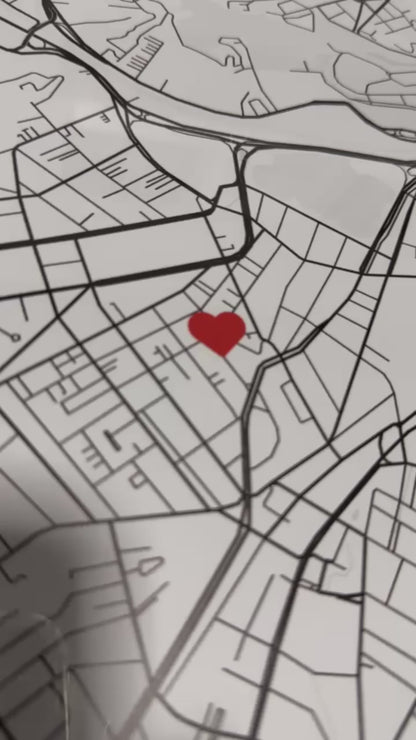 Quadro de Mapa Personalizado